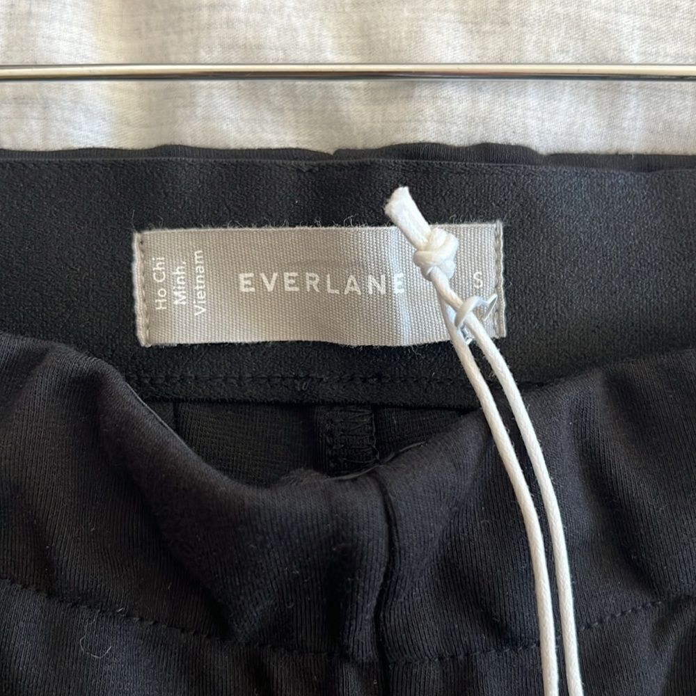 Everlane The Dream Black Pants Trousers Pull On Black size XS - Picture 12 of 14